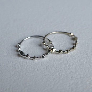 metal gem ring
